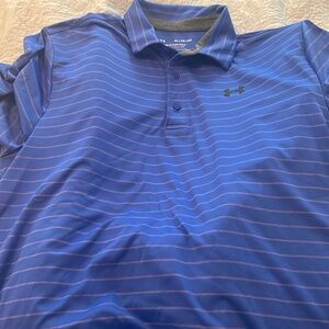 Men’s periwinkle Under Armour polo